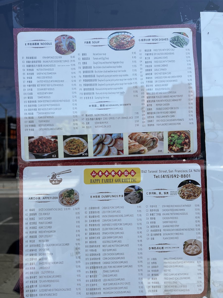 Menu Happy Family Gourmet Inc-6